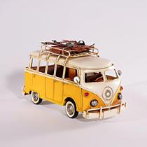 Miniatura Kombi Metálica Amarela - Só Berços