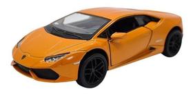 Miniatura Lamborg. Huracan Lp610-4 Laranja Metal 1:36