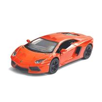 Miniatura Lamborghini Aventador Lp 700-4 Laranja Rastar 1/18