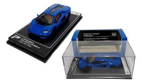 Miniatura Lamborghini Countach Lp 800 1:64 Postercars Azul