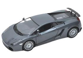 Miniatura Lamborghini Gallardo Superleggera - cinza - 1/24 - Motormax 73346
