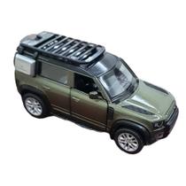 Miniatura Land Rover Defender 110 Real 1:43 Metal e Fricção Verde