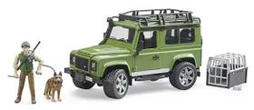 Miniatura Land Rover Defender Guarda Florestal Bruder 1/16