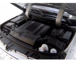 Miniatura Land Rover Discovery 4 Prata Teto Solar 1/24