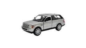 Miniatura Land Rover Range Rover Sport Prata 1:38 Miniatura Land Rover Range Rover Sport Prata 1:38