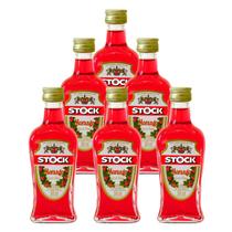 Miniatura Licor Fino de Morango Stock 50ml 6 Unidades