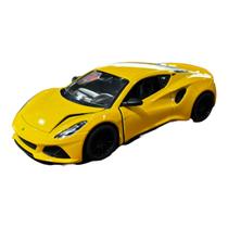 Miniatura Lotus Emira Amarelo Kinsmart 1:34 Miniatura Lotus Emira Amarelo Kinsmart 1:34