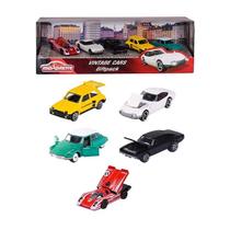 Miniatura Majorette Conjunto 5 Peças Vintage Cars Giftpack 1/64