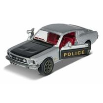 Miniatura Majorette Metal Series Ford Mustang Fastback Policia 1/64 Metal