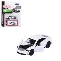 Miniatura majorette porsche edition porsche taycan turbo s branco