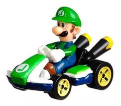 Miniatura Mario Kart Luigi Standard Kart Hot Wheels 1/64