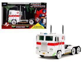 Miniatura Mash Up Optimus Prime Edição Caça Fantasmas Deluxe Transformers Caminhão Escala 1/24 - Jada - 35572 Miniatura Mash Up Optimus Prime Edição Caça Fantasmas Deluxe Transformers Caminhão Escala 1/24 - Jada - 35572