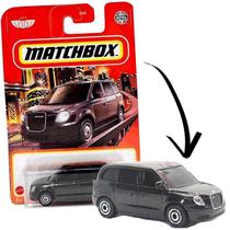 Miniatura Matchbox Levc Tx Taxi Preto Metal Mattel GVX56