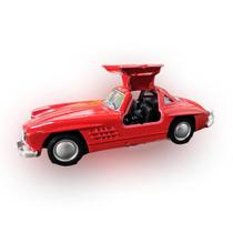 Miniatura Mercedes 300 Sl 54 Asa Gaivota Metal Fricção 1:36 - Vermelho