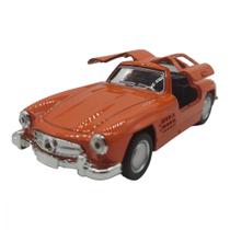 Miniatura Mercedes Benz 300 Sl Asa de Gaivota Laranja Friccao 1:32 - Jjm453 Jjt Importadora