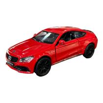 Miniatura Mercedes Benz AMG C63 Vermelho RMZ 1:32 Miniatura Mercedes Benz AMG C63 Vermelho RMZ 1:32