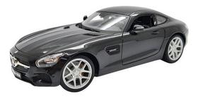 Miniatura Mercedes Benz Amg Gt V8 Preto Maisto Metal 1:18