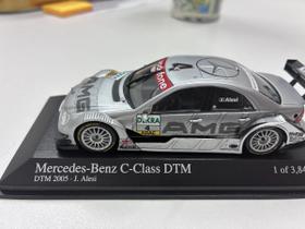 Miniatura Mercedes C-class Dtm 2005 J. Alesi 1:43 Minichamps Prateado Miniatura Mercedes C-class Dtm 2005 J. Alesi 1:43 Minichamps Prateado