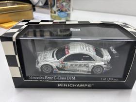 Miniatura Mercedes C-class Dtm 2006 M. Lauda 1:43 Minichamps Prateado Miniatura Mercedes C-class Dtm 2006 M. Lauda 1:43 Minichamps Prateado