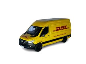 Miniatura Mercedez Benz Sprinter Furgão DHL Metal 1:48 Miniatura Mercedez Benz Sprinter Furgão DHL Metal 1:48