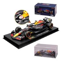 Miniatura Metal 1/43 C/ Piloto Caixa Acrilica Formula 1 Red Bull Racing MV1 RB20 Max Verstappen Burago