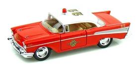 Miniatura Metal Chevrolet Bel Air Fire Dept 1957 KT5325D Miniatura Metal Chevrolet Bel Air Fire Dept 1957 KT5325D