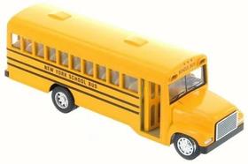 Miniatura Metal Escolar School Bus Americano Usa 1:38