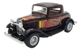 Miniatura Metal Ford 3 Window Coupe Vinho 1932 KT5332DF