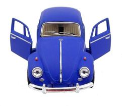 Miniatura Metal Volkswagen Fusca Azul Fosco 1967 KT5057D DM