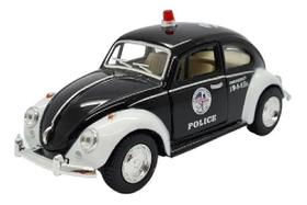 Miniatura Metal Volkswagen Fusca De Policia 1967 KT5057D DP Miniatura Metal Volkswagen Fusca De Policia 1967 KT5057D DP