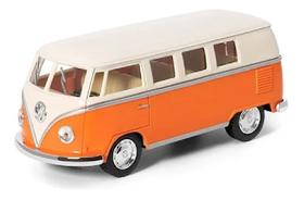 Miniatura Metal Volkswagen Kombi Laranja 1962 KT5060D-77