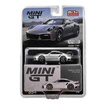 Miniatura mijo exclusives mini gt porsche 911 turbo s gt silver metallic mgt00354mj