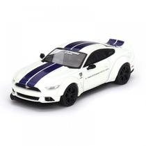 Miniatura Mini Gt Ford Mustang Gt Lb-Works 1/64 Branco/ul