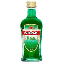 Miniatura Mini Licor Stock Creme Menta Vidro 50Ml