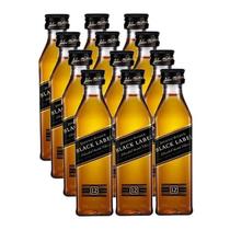 Miniatura Mini Whisky Black Label 50ml 12 Unidades