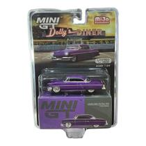 Miniatura MiniGT Lincoln Capri Hot Rod 54 Purple 757 1:64