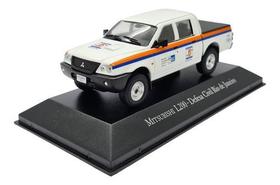 Miniatura Mitsubishi L200 Defesa Civil Rj Serviços 1:43 Miniatura Mitsubishi L200 Defesa Civil Rj Serviços 1:43