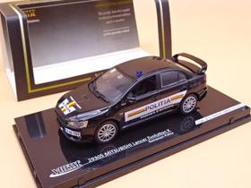 Miniatura Mitsubishi Lancer Evo IX Policia Romanian 1/43