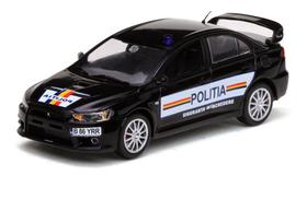 Miniatura Mitsubishi Lancer Evo IX Policia Romanian 1/43 Miniatura Mitsubishi Lancer Evo IX Policia Romanian 1/43