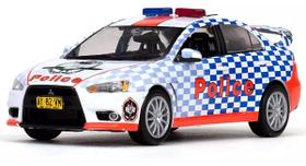 Miniatura Mitsubishi Lancer Evo Policia Australiana 1/43 Miniatura Mitsubishi Lancer Evo Policia Australiana 1/43