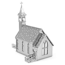 Miniatura montar metal earth igreja the old country church