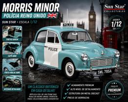 Miniatura Morris Minor Police Car Reino Unido Escala 1/12 Sun Star Metal Diecast Colecionador Miniatura Morris Minor Police Car Reino Unido Escala 1/12 Sun Star Metal Diecast Colecionador