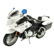Miniatura Moto Bmw R 1200 Rt Us Police 1/18 Maisto 32306