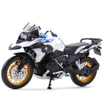 Miniatura Moto Bmw R1250 Gs 1/18 Branco Maisto 35300