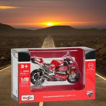 Miniatura Moto Coleção Ducati 1:18 Corrida Gp Maisto Pilotos