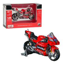 Miniatura Moto Coleção Ducati 1:18 Corrida Gp Maisto Pilotos