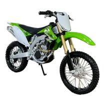 Miniatura Moto Cross Kawasaki KX 450F Verde Maisto 1:12