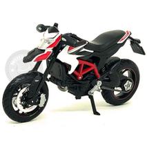 Miniatura Moto Ducati Hypermotard Branca Maisto 1/18