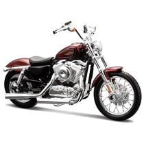 Miniatura Moto Harley Davidson 2012 Xl1200V Seventy-Two 1/18 S31 Marrom Maisto 31360