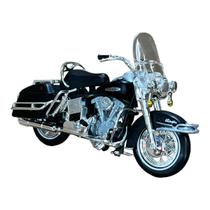 Miniatura Moto Harley Davidson FLH Electra Glide 1966 1:18 - Maisto